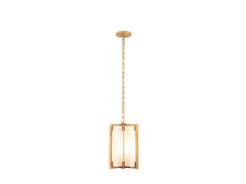 Orleans 4-Light Pendant in Distressed Gold